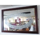 'SCHWEPPES LIMITED' ADVERTISING MIRROR 65 X 97 CMS