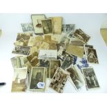 QUANTITY OF CDV'S & POSTCARDS