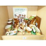 COLLECTION OF HORNSEA WARE ITEMS & REFERENCE BOOK