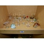 COLLECTION OF GLASS ORNAMENTS INCLUDING LENOX OF GERMANY
