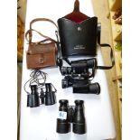 3 X PAIRS OF BINOCULARS INCLUDING PENTAX