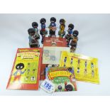 7 X ROBERTSON GOLLY BAND FIGURES & EPHEMERA