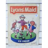 LYONS MAID ICE CREAM ADVERTISING SIGN 46 X 61 CMS