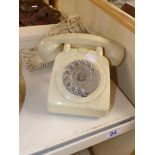 1960's / 70's CREAM DIAL TELEPHONE