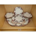 CROWN DUCAL ORANGE TREE PATTERN CHINA