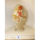 LARGE NATURAL STONE DISPLAY EGG