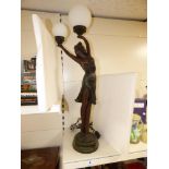 LARGE FIGURAL LAMP