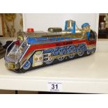 CHEN CHIA TOYS MODEL OF BELL CLANGER LOCOMOTIVE - 40 CMS IN LENGTH