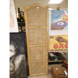 FOUR FOLD BAMBOO AND CANE SCREEN