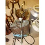 UMBRELLA STAND AND FRENCH COPPER CROP SPRAYER