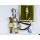 LADIES AVIA WRIST WATCH + 4 OTHER LADIES WATCHES