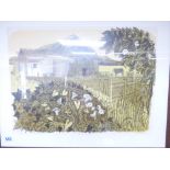 ROBERT TALLNER (1920 - 2004), TITHE BARN AND CONVULUILUS LITHOGRAPHS SIGNED ARTISTS PROOFS,