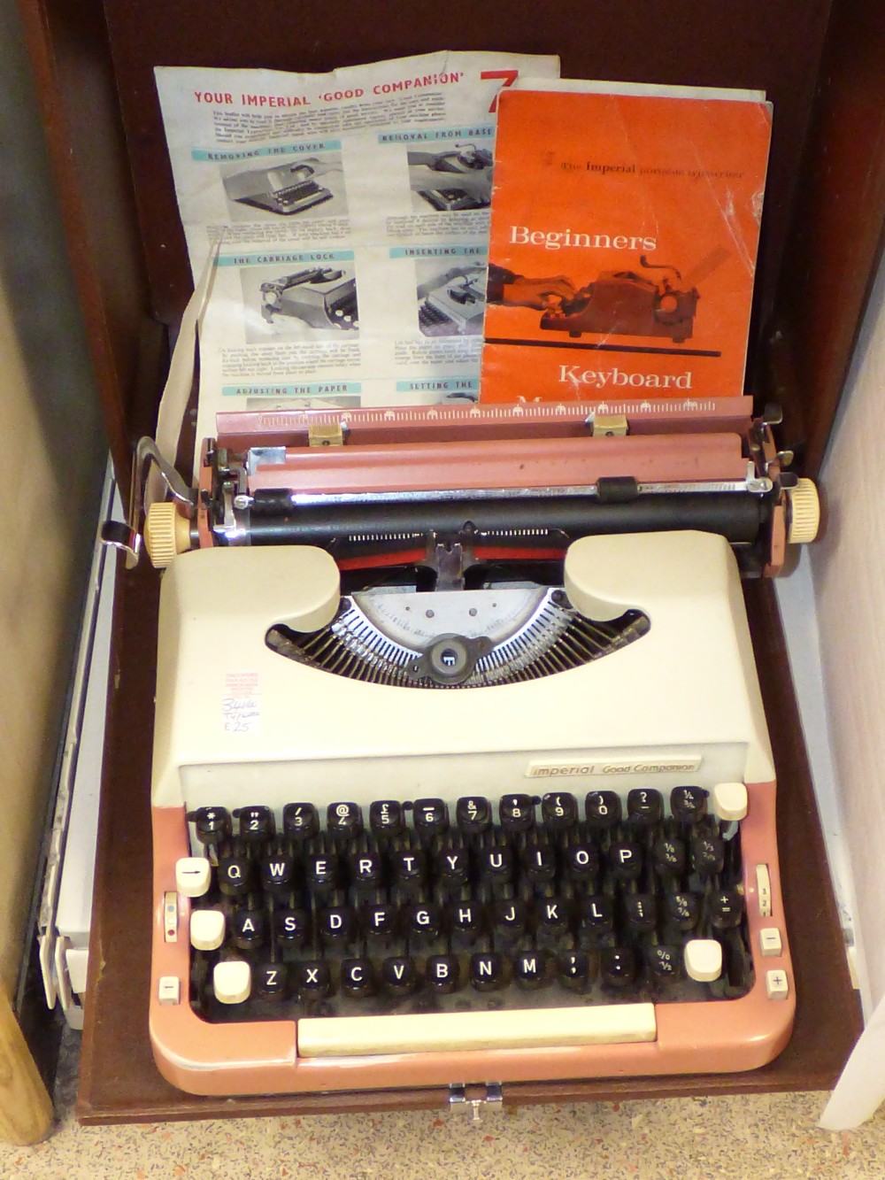 IMPERIAL GOOD CAMPANION TYPEWRITER - Image 2 of 2