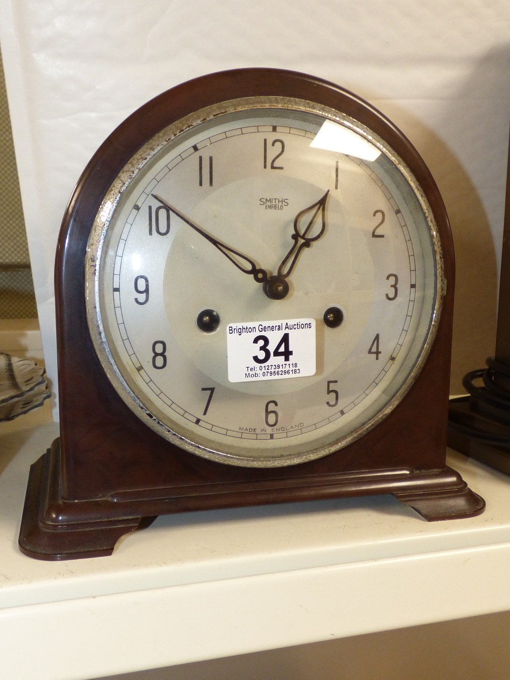 SMITHS ENFIELD BAKELITE MANTLE CLOCK