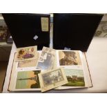 VINTAGE POSTCARD COLLECTION IN 3 ALBUMS