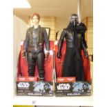 TWO DISNEY STAR WARS ROGUE ONE FIGURES, JYN ERSO & KYLO REN