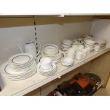 5 PIECES OF WORCESTER OVEN TO TABLEWARE AND WEDGWOOD DINNER & COFFEE SERVICE