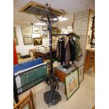 METAL COAT STAND - APPROX 2 METRE TALL