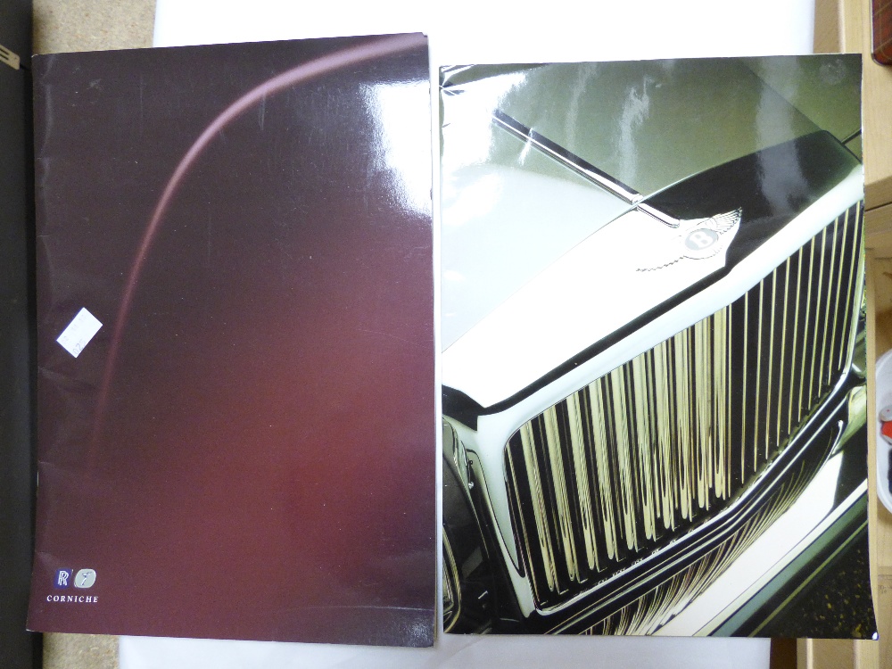 A LARGE SELECTION OF ROLLS ROYCE AND BENTLEY MOTORING EPHEMERA INCLUDING 50 YEARS AT CREWE, PRESS - Image 5 of 9