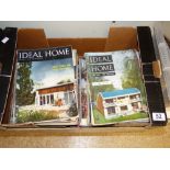 A COLLECTION OF 1950's IDEAL HOME MAGAZINES