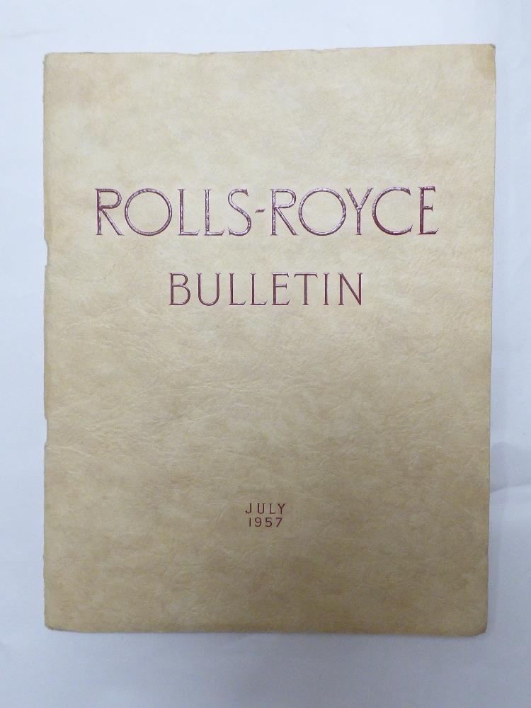 A LARGE SELECTION OF ROLLS ROYCE AND BENTLEY MOTORING EPHEMERA INCLUDING 50 YEARS AT CREWE, PRESS - Image 2 of 9