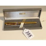 HUDSON GOLD PLATED FOUNTAIN PEN, BOXED