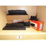 A BOXED HORNBY R2550 AIX Class 0-6-0 32678 TOGETHER WITH 5 MODEL TRAINS ON DISPLAY BASES INCLUDING 4