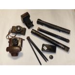 NIKOREX CAMERA (JAPAN) + 2 OTHER CAMERAS AND TWO CASED TRIPODS