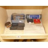 MILITARY RELATED ITEMS, INCLUDING NAVAL RATION TINS AND MORE