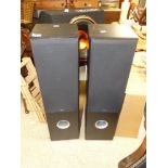 PAIR OF ELTAX CONCEPT 180 HOME SPEAKERS - 80 CM TALL