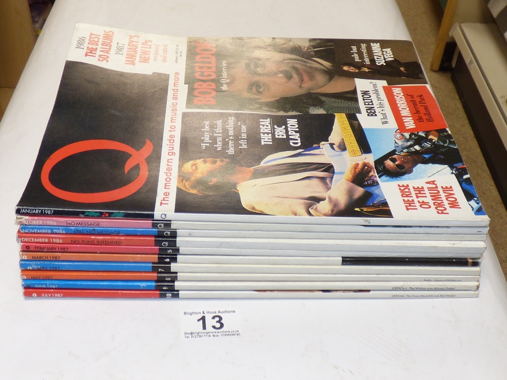 10 X Q MAGAZINE FIRST ISSUES 1 - 10