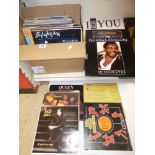 BOX OF LPs / VINYL INCLUDING QUEEN, GENESIS, BILLY JOEL ETC, 80s / 90s