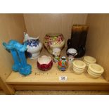 MIXED CERAMICS AND GLASS INCLUDING LANGLEY WARE, BOOTHS AND SIMPLEX