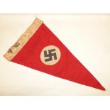 WW2 GERMAN N.S.D.A.P BANNER FLAG DATED 1943