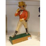 JOHNNIE WALKER SCOTCH WHISKY "BORN 1820, STILL GOING STRONG" PLASTIC ADVERTISING FIGURE, APPROX 41