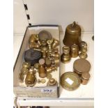 QUANTITY OF BRASS SCALE WEIGHTS