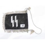 WW2 GERMAN WAFFEN SS BANNER FOUND IN A BERLIN FLEA MARKET