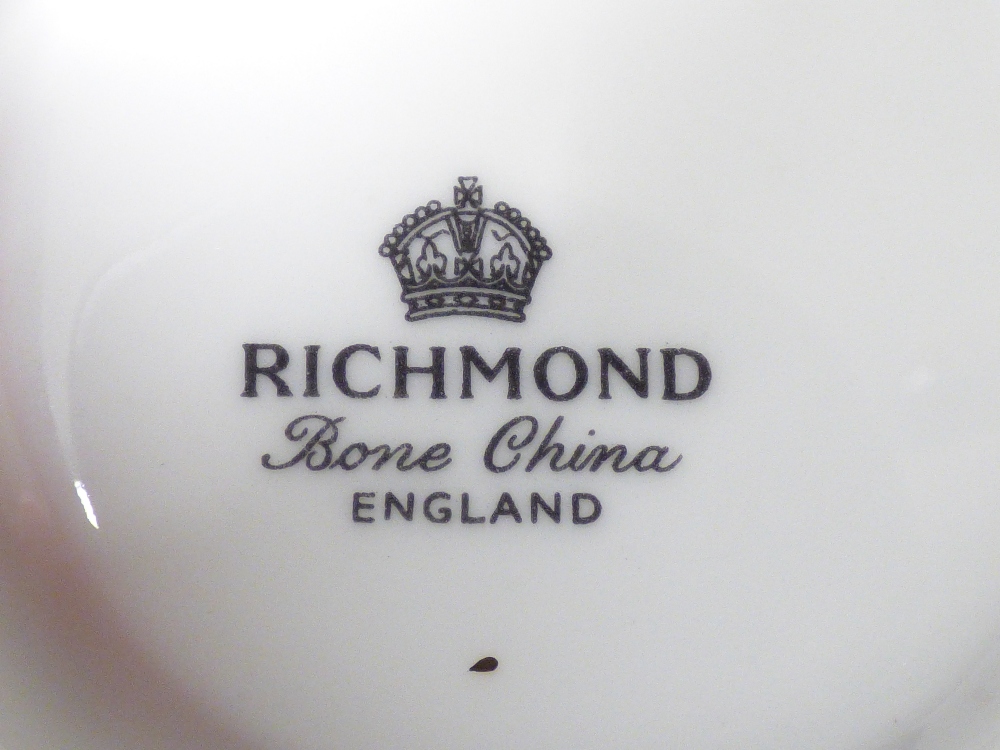 MIXED BONE CHINA TEA SETS INCLUDING RICHMOND & ROYAL COUNTESS, ROYAL ALBERT (INCOMPLETE SETS) - Image 3 of 4