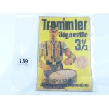 WW2 GERMAN S.A ENDORSED CIGARETTE ADVERTISING CARD POSTER