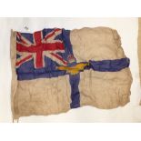 WW1 ROYAL FLYING CORPS STATION FLAG 50 X 95CM DATED 1918