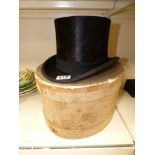BOXED TOP HAT BY DUNN & CO, SIZE 6 3/4