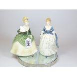 TWO ROYAL DOULTON FIGURES SOIREE HN2312 AND ALISON HN2336