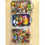 A QUANTITY OF PLAY WORN DIECAST TOY CARS