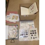 A QUANTITY OF STAMPS AND FDCs