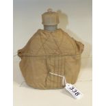 VIETNAM WAR ERA N.V.A-VC PLASTIC WATER BOTTLE IN DRY SEASON POUCH