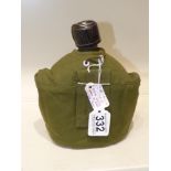 VIETNAM WAR ERA N.V.A-VC METAL WATER BOTTLE IN RAINY SEASON POUCH