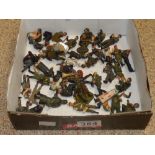 COLLECTION OF TOY SOLDIERS, MOSTLY PLASTIC