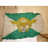 WW2 GERMAN POLICE FLAG 91 X 150CM DATED 1940