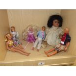 SINDY AND OTHER DOLLS X 6