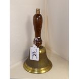 A BRASS HAND BELL